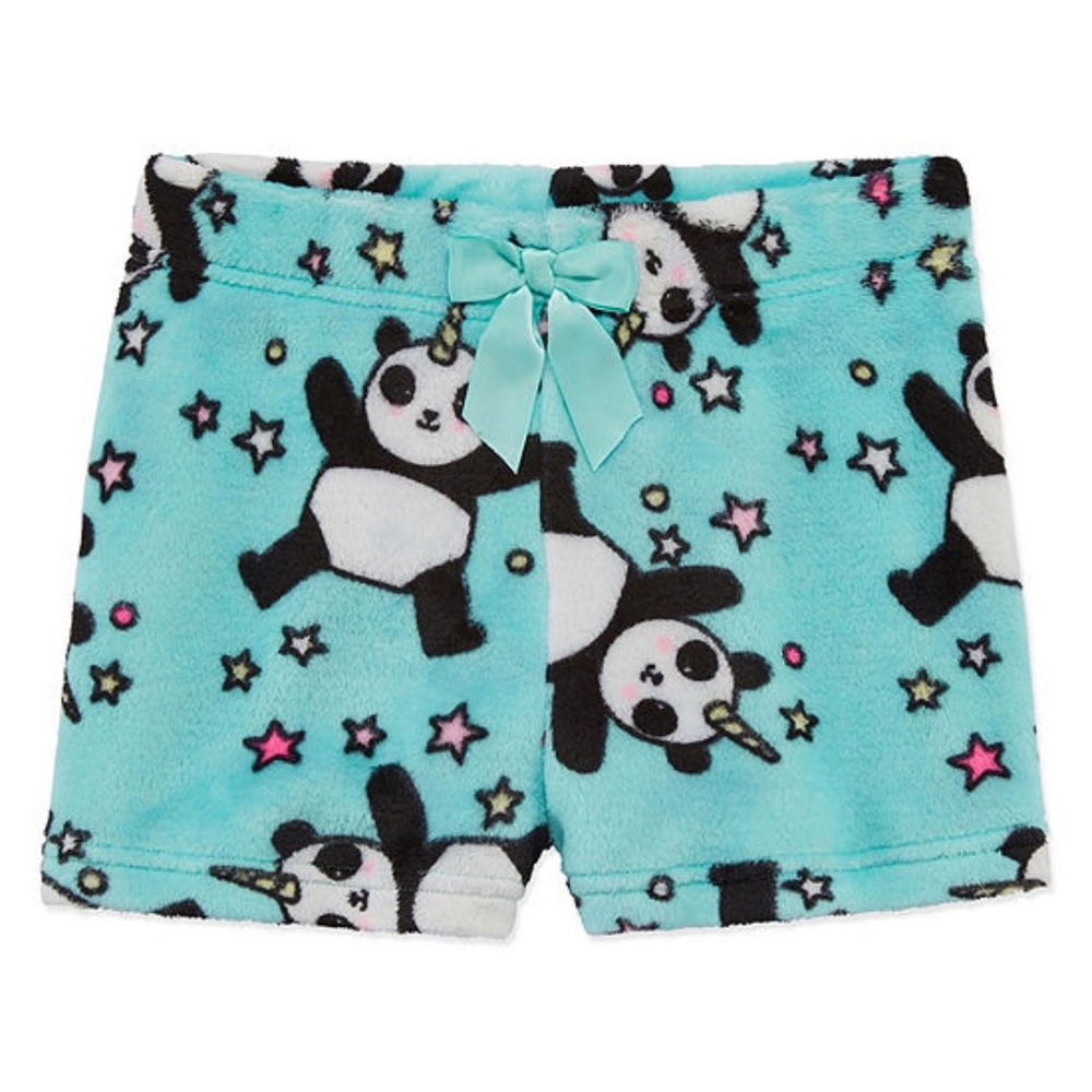 Arizona FLeece Panda Sleep Short Girls XL (16)